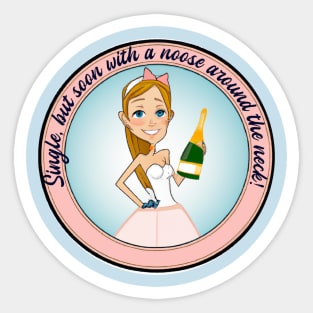 Bachelorette party three Sticker